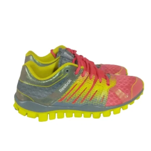 Reebok Shoes Reebok Fitframe Womens Size 85 Pink Yellow Poshmark - Main Image